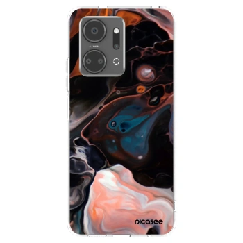 Picasee Honor X7a Hülle - Transparentes Silikon - Cream