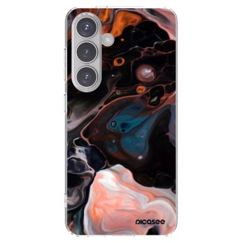 Picasee Samsung Galaxy S24 S921B 5G Hülle - Transparentes Silikon - Cream