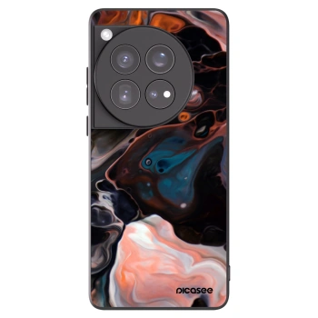 Picasee OnePlus 12 5G Hülle - Schwarzes Silikon - Cream