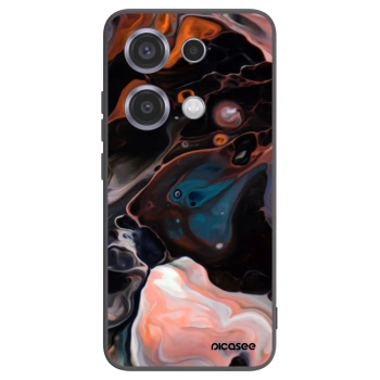 Picasee Xiaomi Redmi Note 14S Hülle - Schwarzes Silikon - Cream