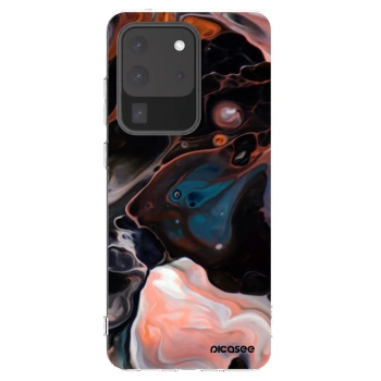 Picasee Samsung Galaxy S20 Ultra 5G G988F Hülle - Transparentes Silikon - Cream