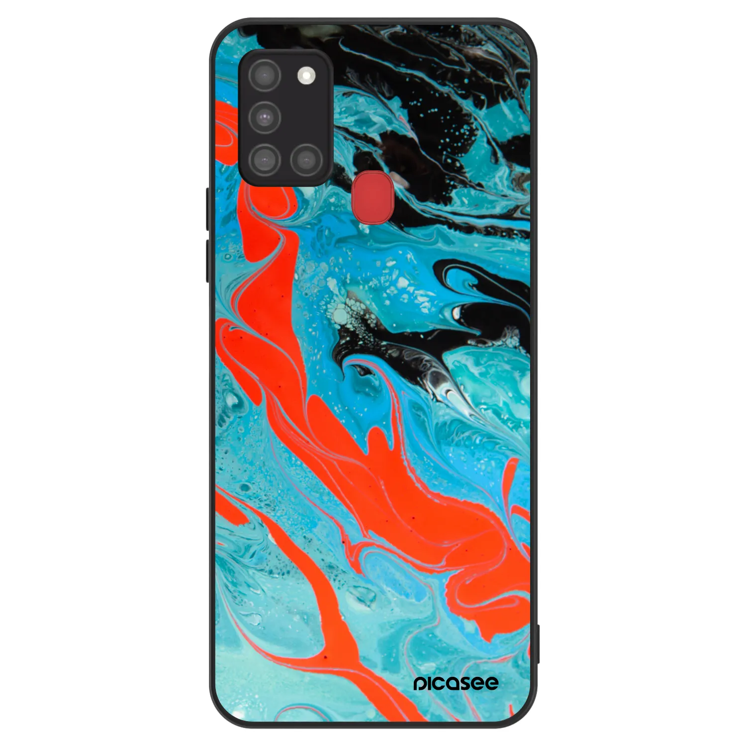 Picasee ULTIMATE CASE für Samsung Galaxy A21s - Blue Magma