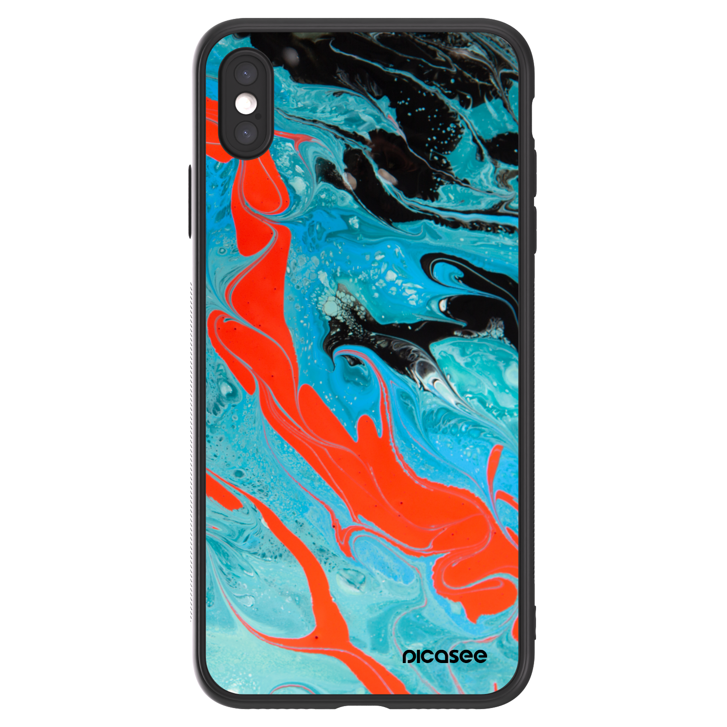 Picasee ULTIMATE CASE für Apple iPhone XS Max - Blue Magma