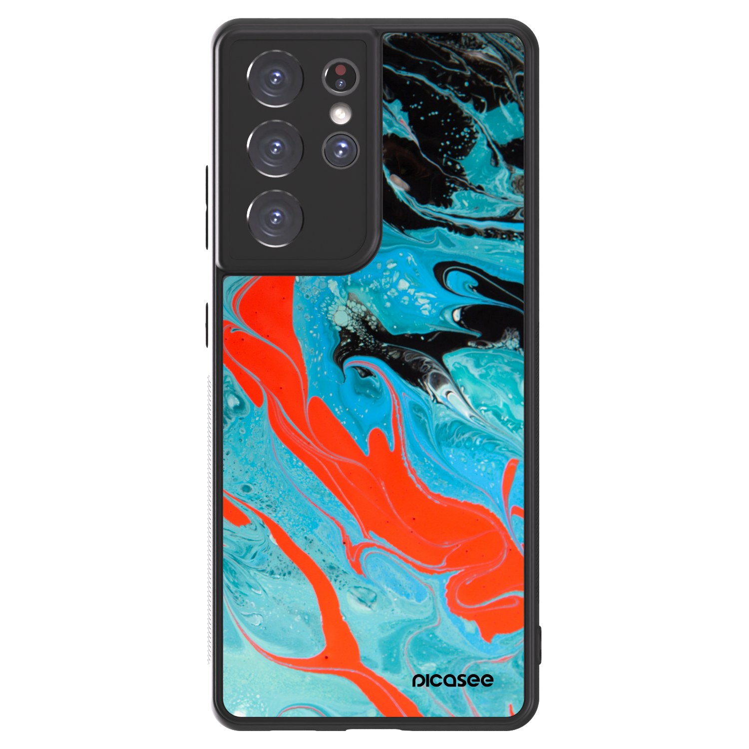 Picasee ULTIMATE CASE für Samsung Galaxy S21 Ultra 5G G998B - Blue Magma