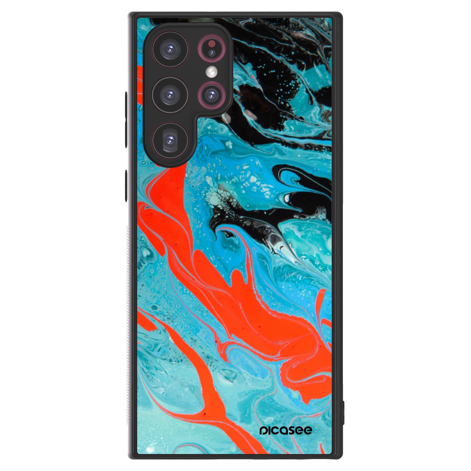 Picasee ULTIMATE CASE für Samsung Galaxy S22 Ultra 5G - Blue Magma