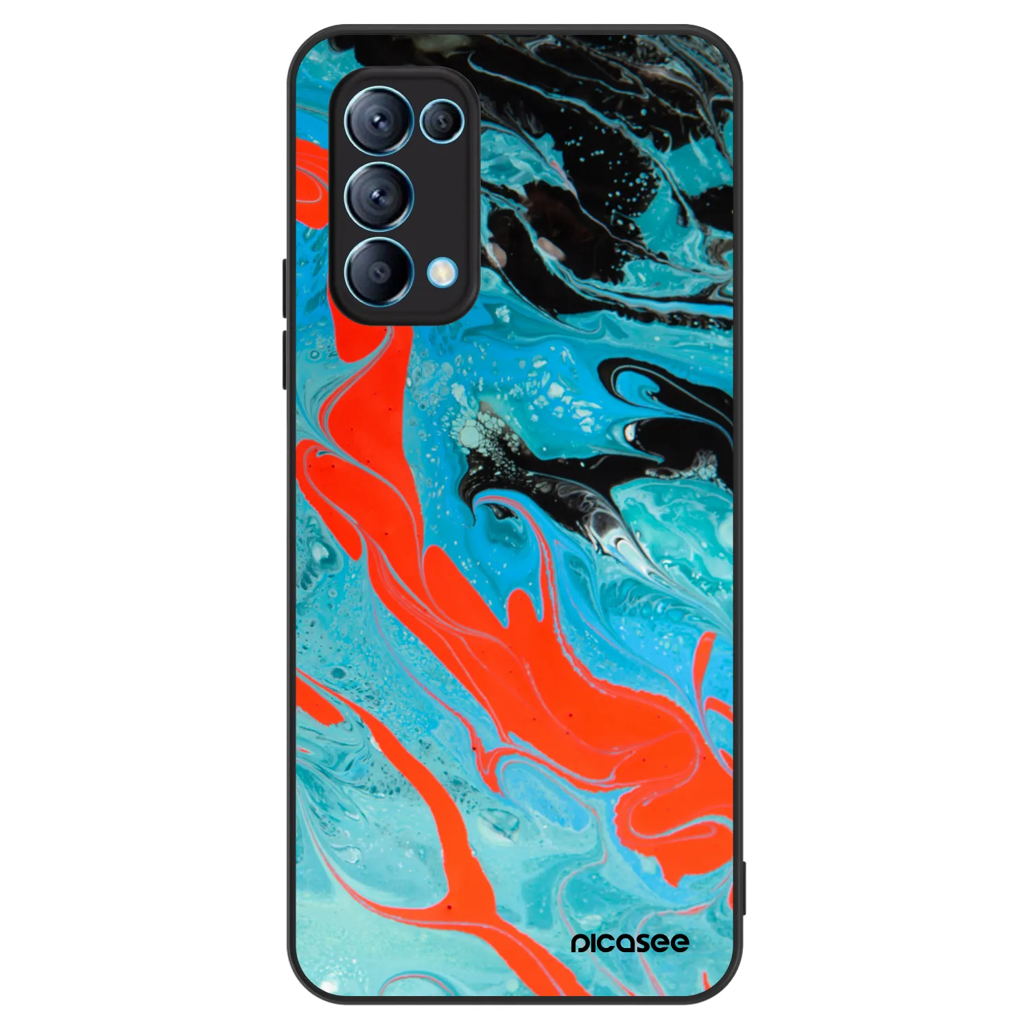 Picasee ULTIMATE CASE für OPPO Reno 5 5G - Blue Magma