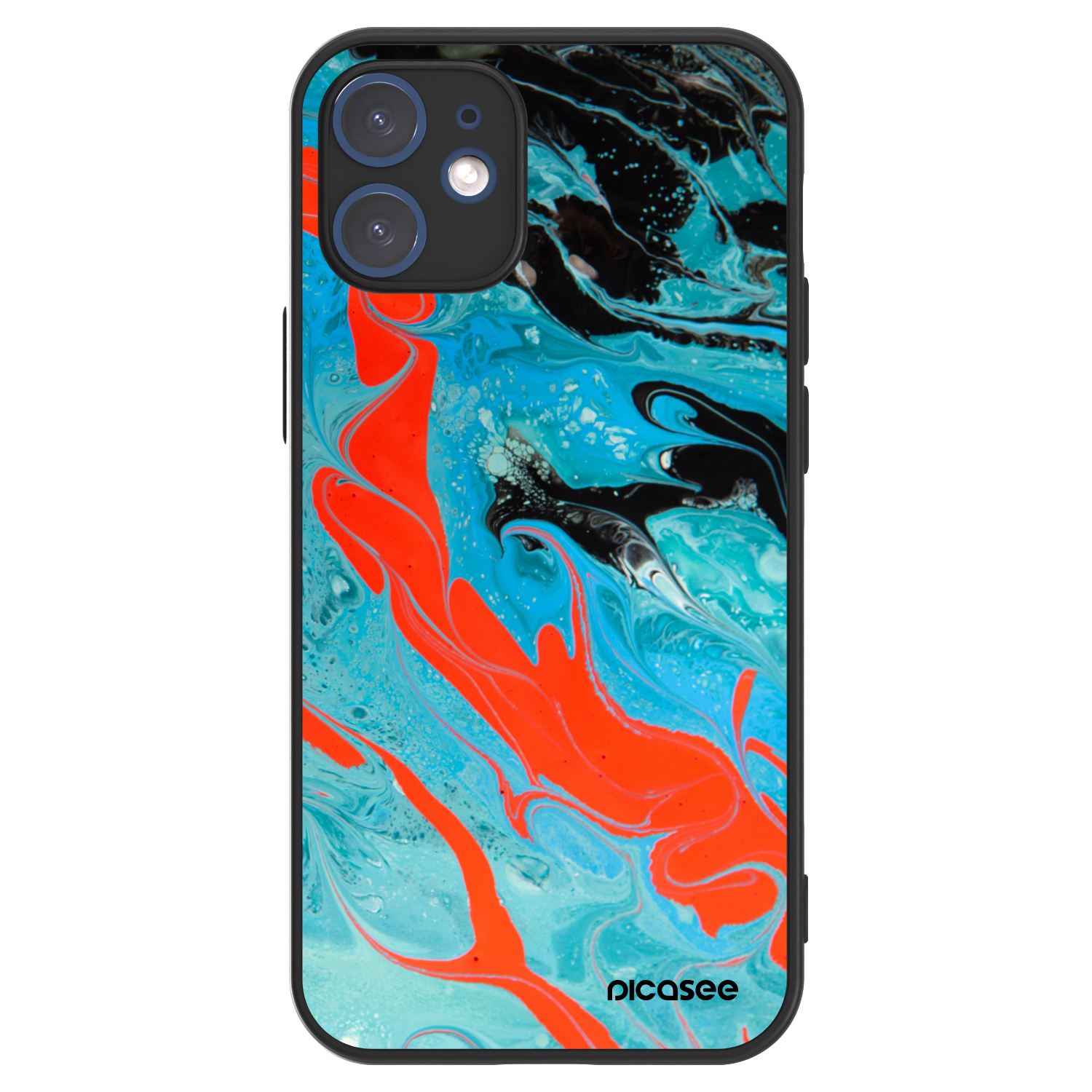Picasee ULTIMATE CASE MagSafe für Apple iPhone 12 mini - Blue Magma