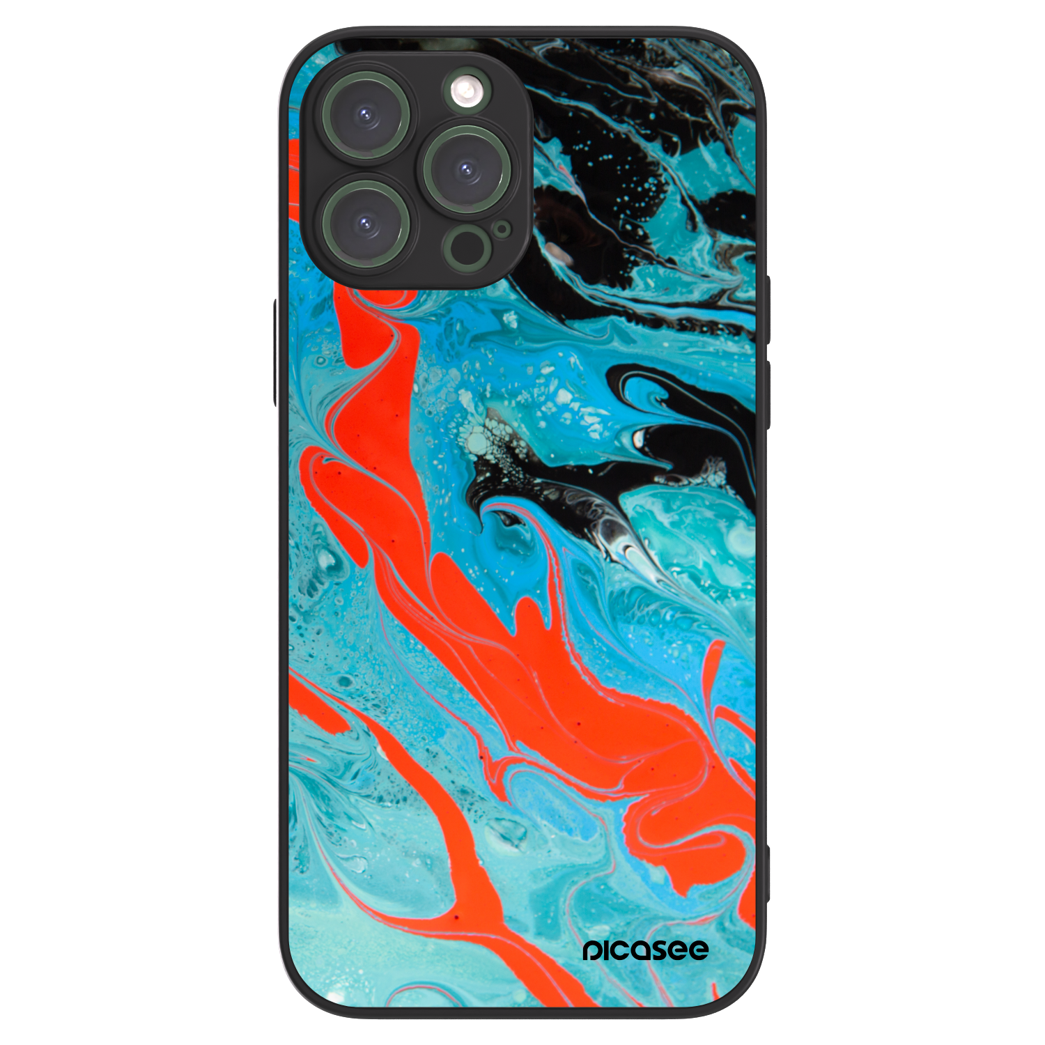 Picasee ULTIMATE CASE MagSafe für Apple iPhone 13 Pro Max - Blue Magma