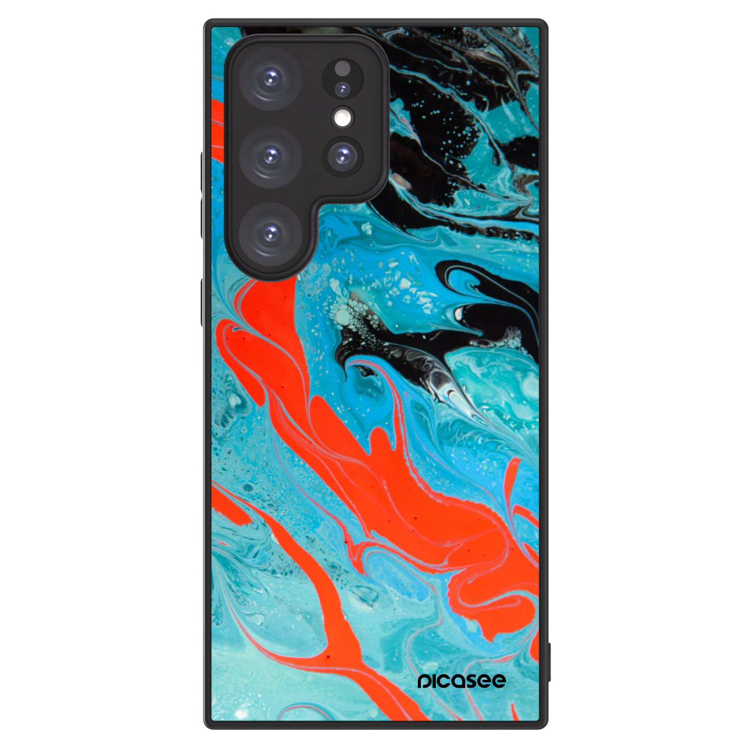 Picasee ULTIMATE CASE für Samsung Galaxy S23 Ultra 5G - Blue Magma
