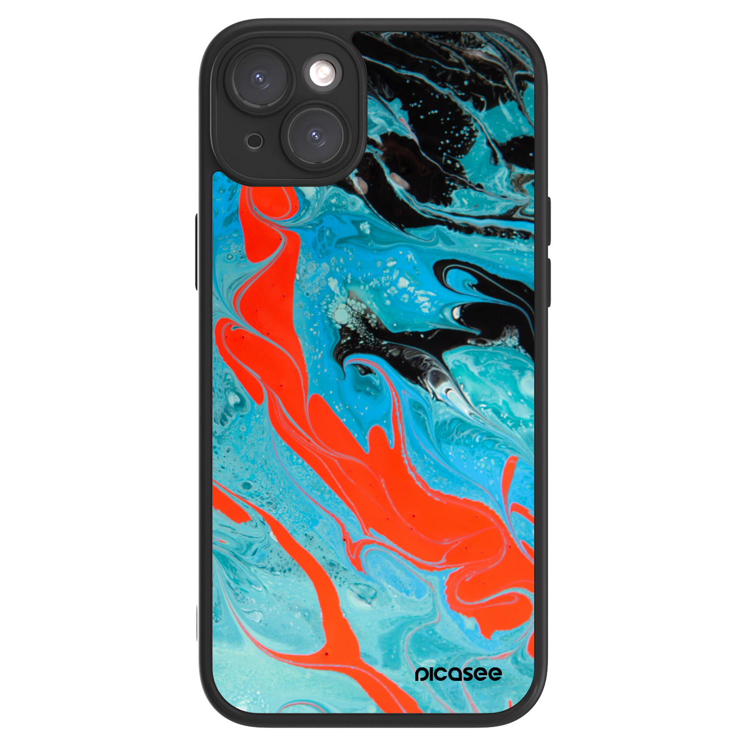 Picasee ULTIMATE CASE MagSafe für Apple iPhone 15 Plus - Blue Magma