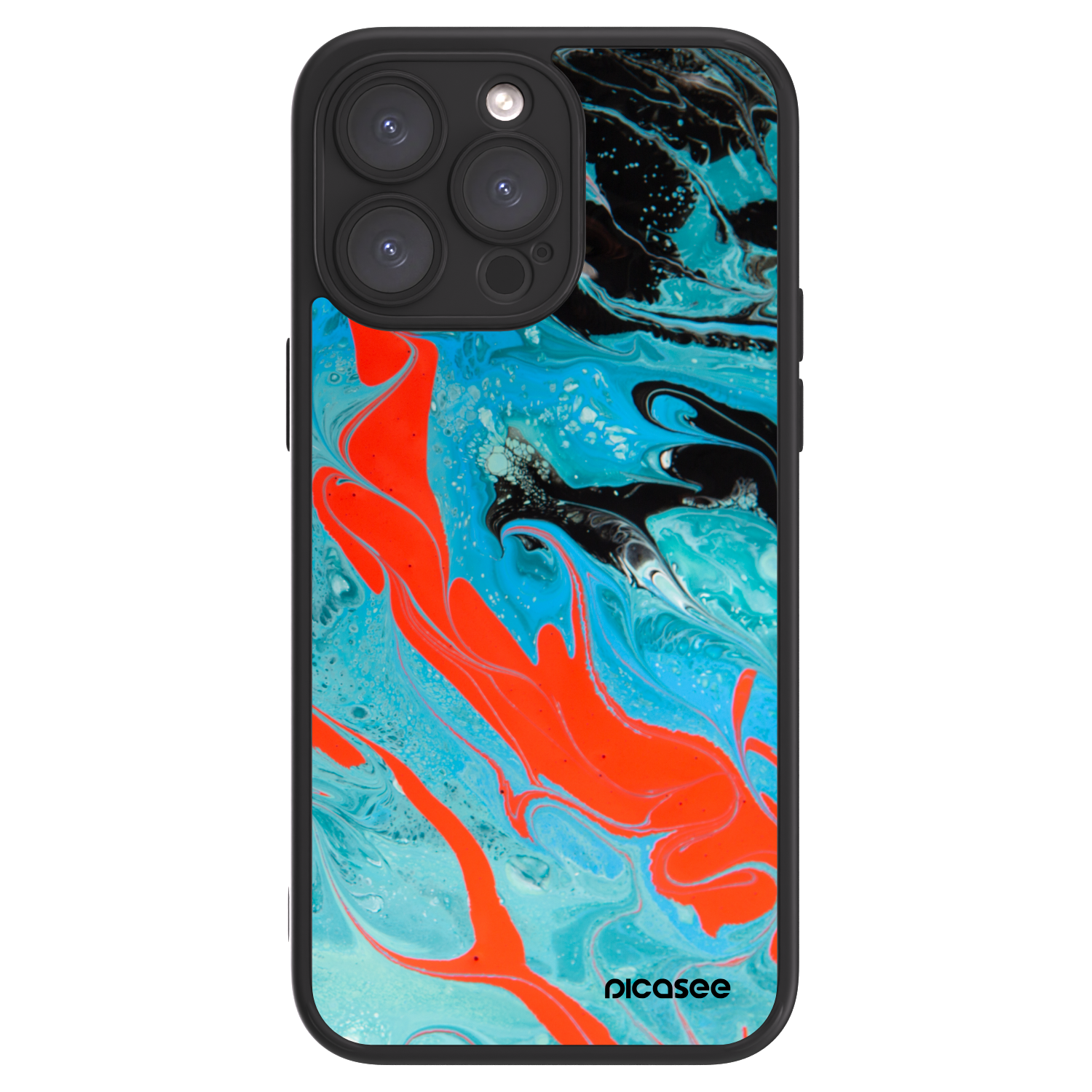 Picasee ULTIMATE CASE für Apple iPhone 15 Pro Max - Blue Magma