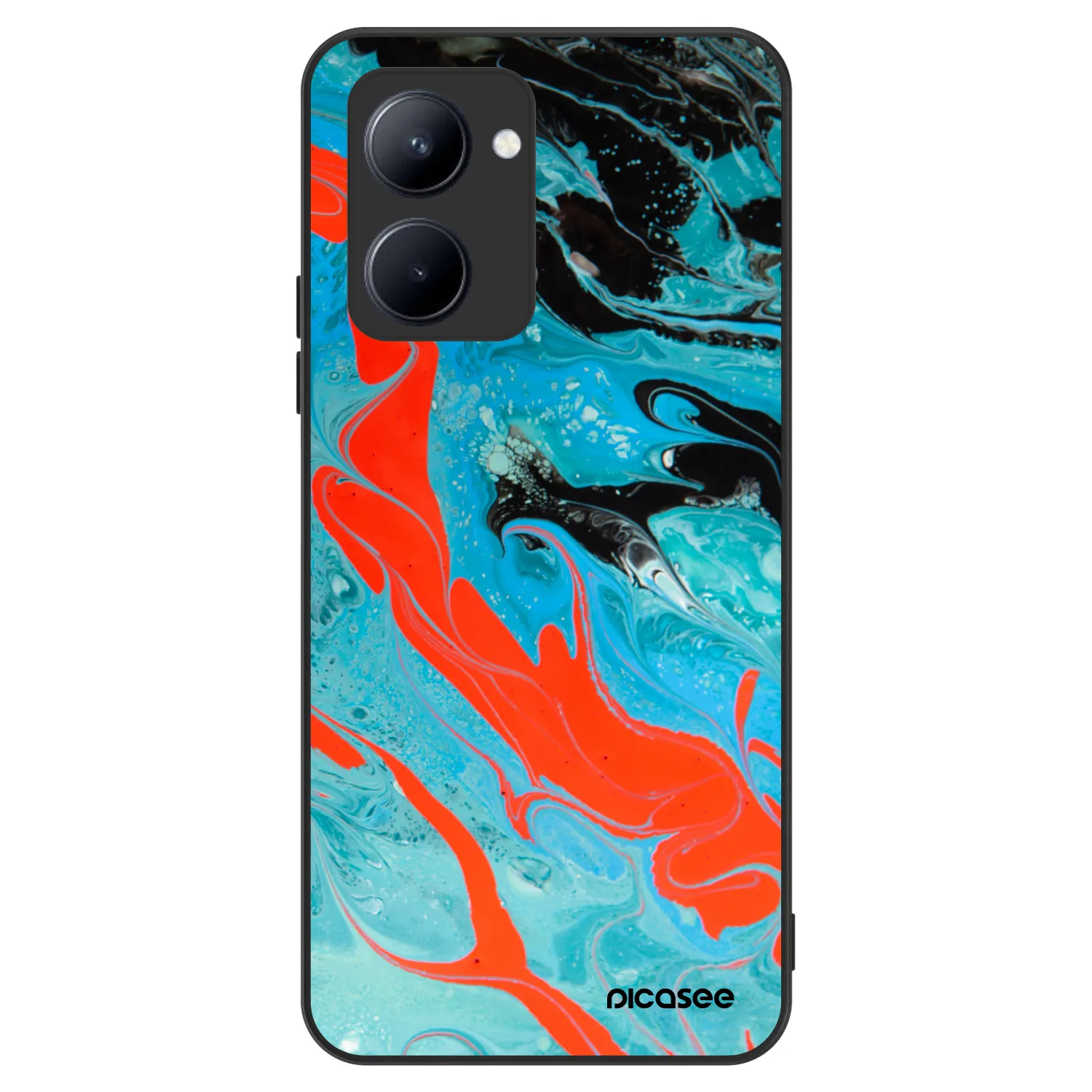 Picasee ULTIMATE CASE für Realme C33 (2023) - Blue Magma