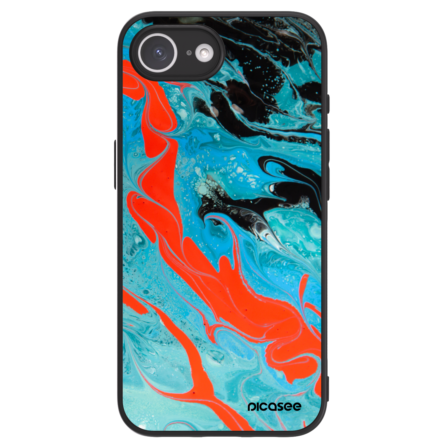 Picasee ULTIMATE CASE MagSafe für Apple iPhone 16e - Blue Magma