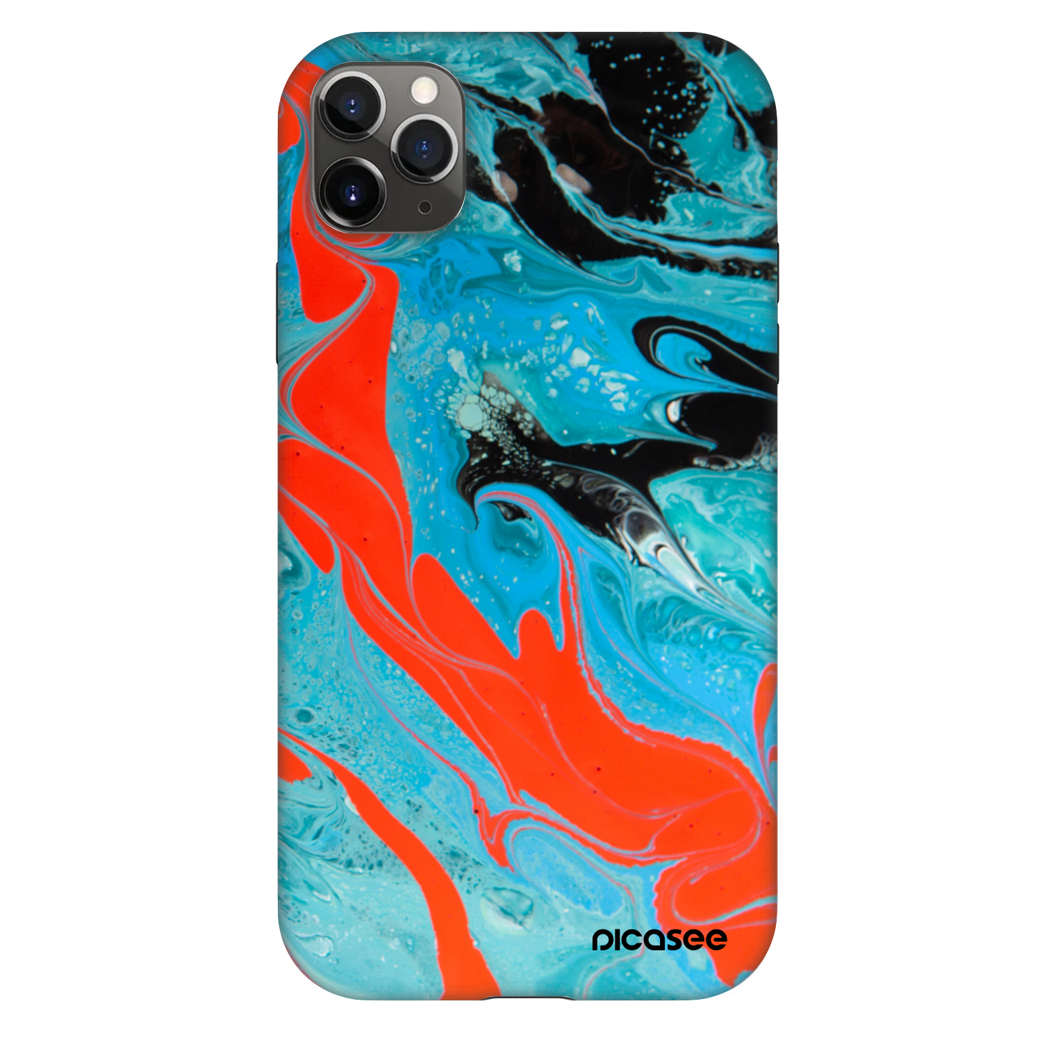 Picasee Fashion Case für Apple iPhone 11 Pro Max - Blue Magma