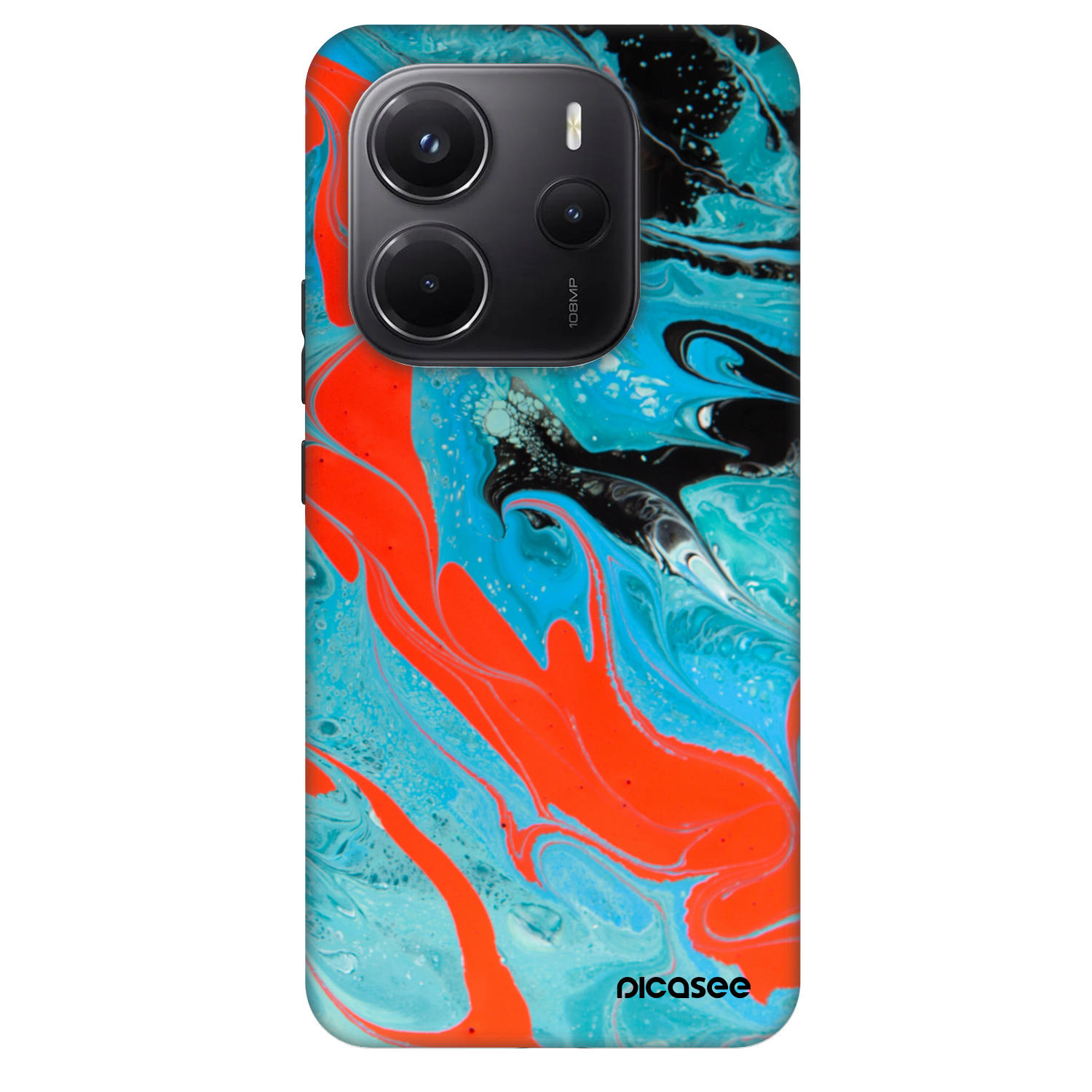 Picasee Fashion Case für Xiaomi Redmi Note 14 5G - Blue Magma
