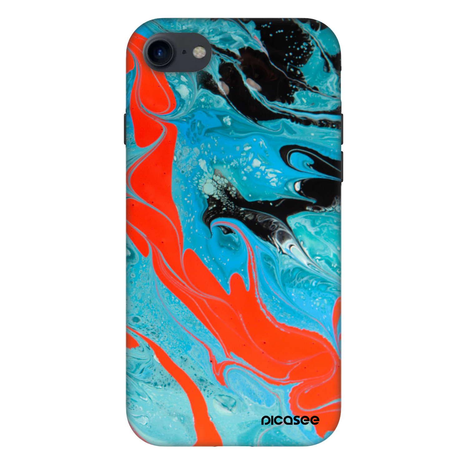 Picasee Fashion Case für Apple iPhone 8 - Blue Magma