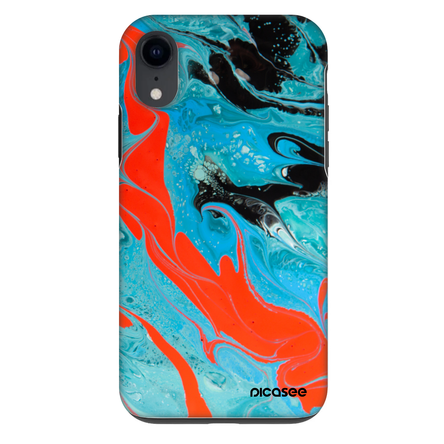 Picasee Fashion Case für Apple iPhone XR - Blue Magma