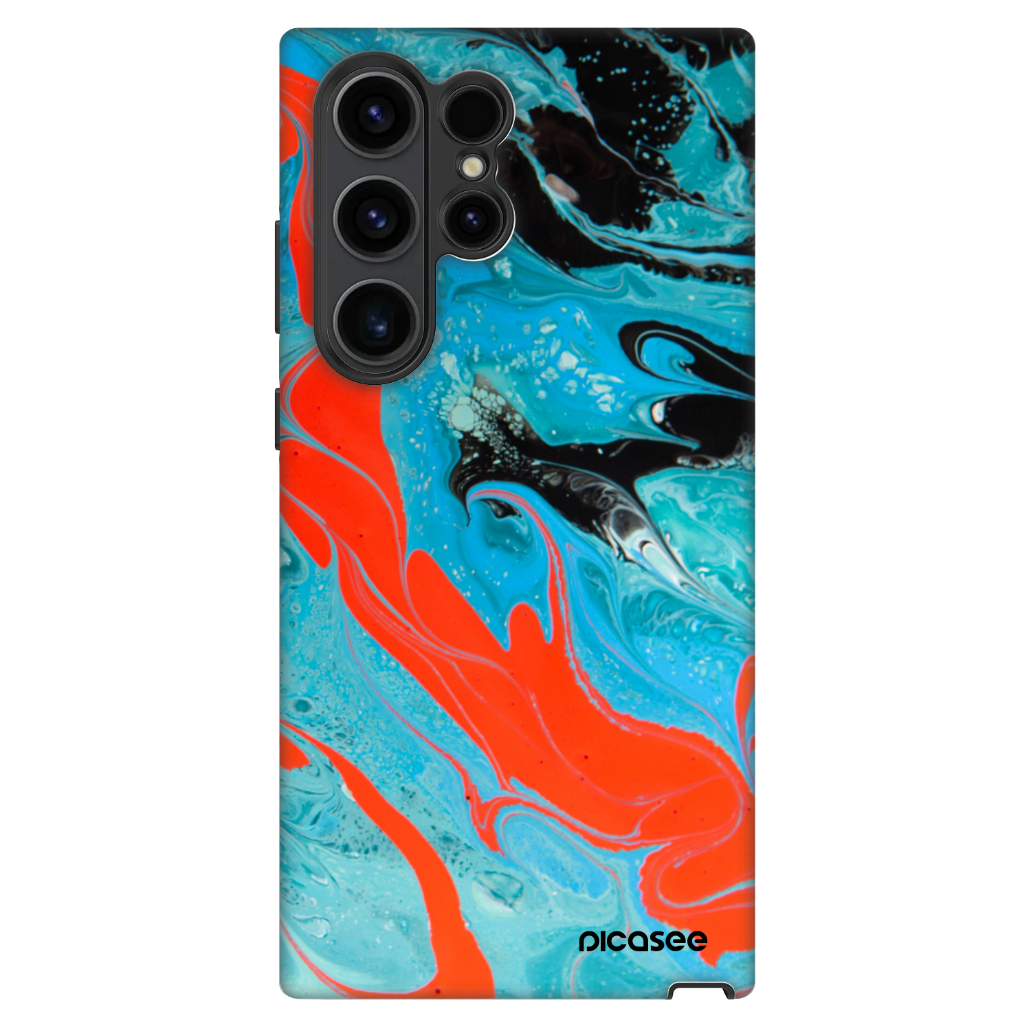 Picasee Fashion Case für Samsung Galaxy S22 Ultra 5G - Blue Magma
