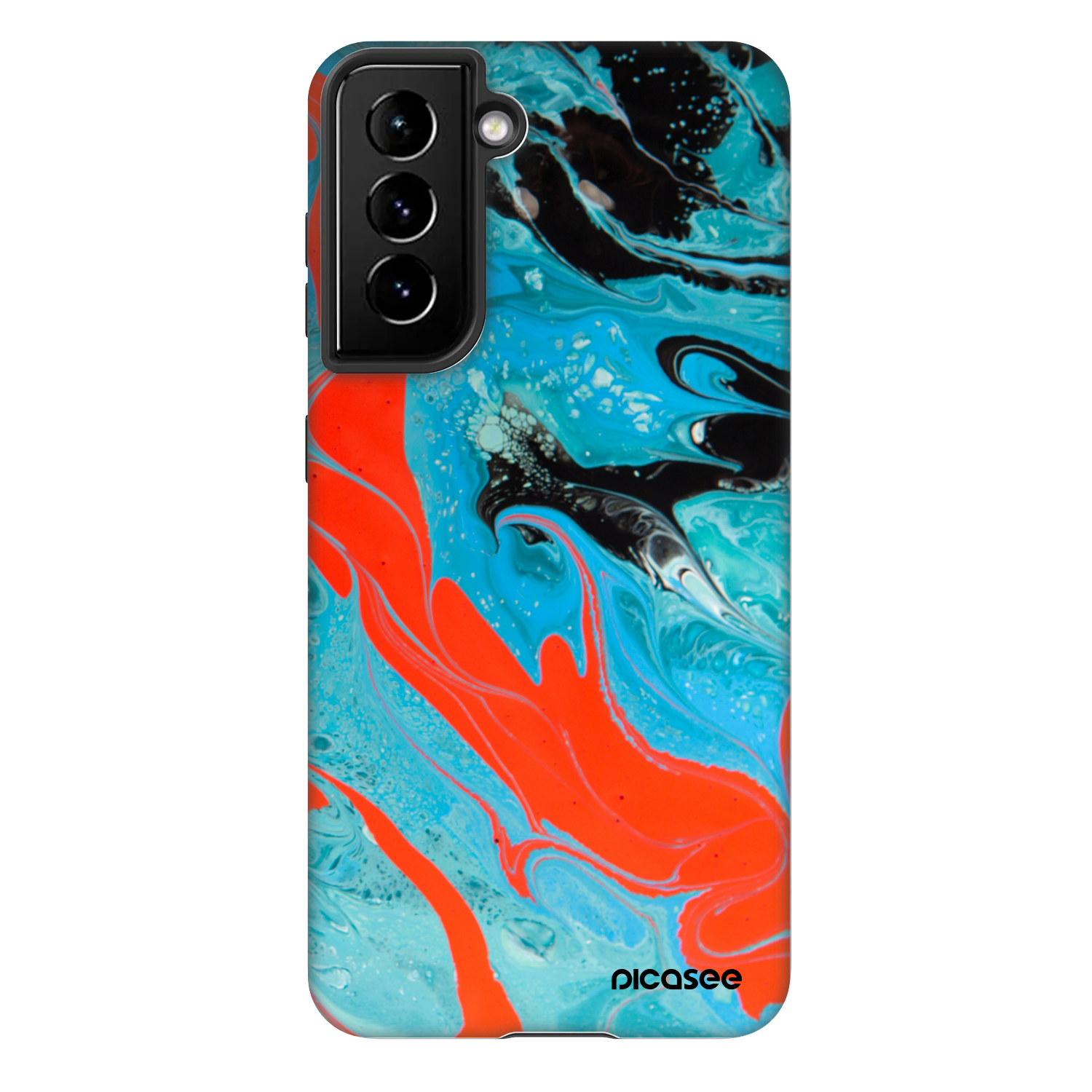 Picasee Fashion Case für Samsung Galaxy S21 FE 5G - Blue Magma