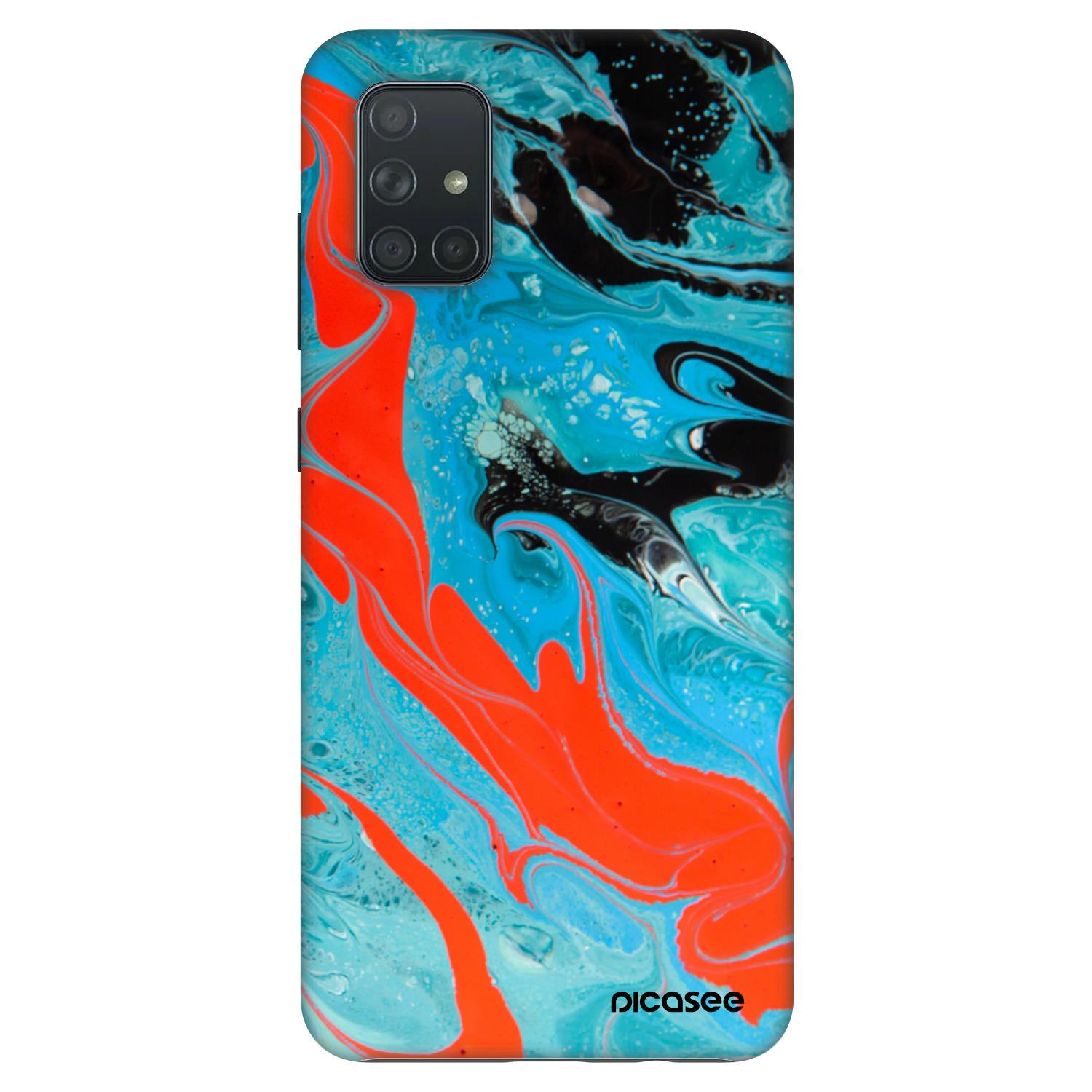 Picasee Fashion Case für Samsung Galaxy A71 A715F - Blue Magma