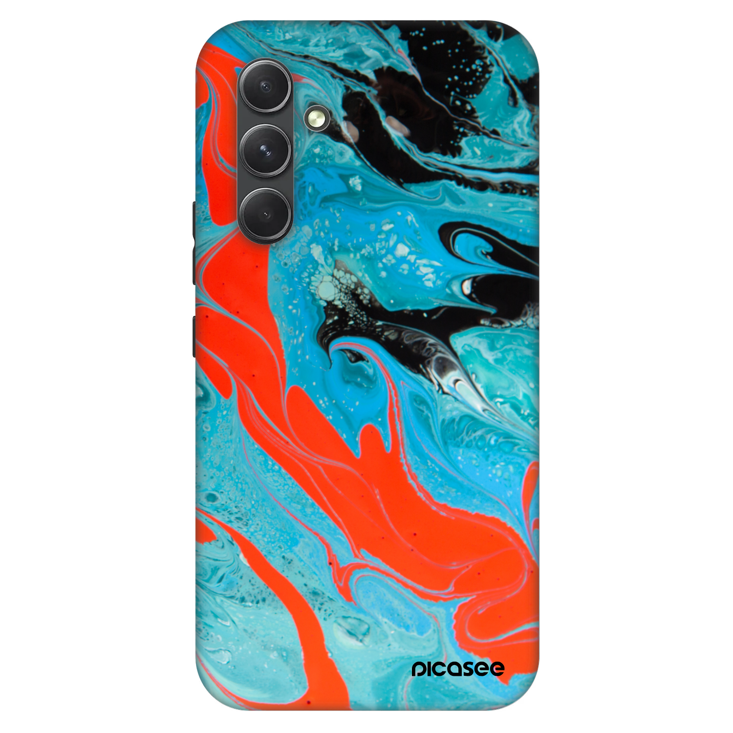 Picasee Fashion Case für Samsung Galaxy A54 5G A546B - Blue Magma