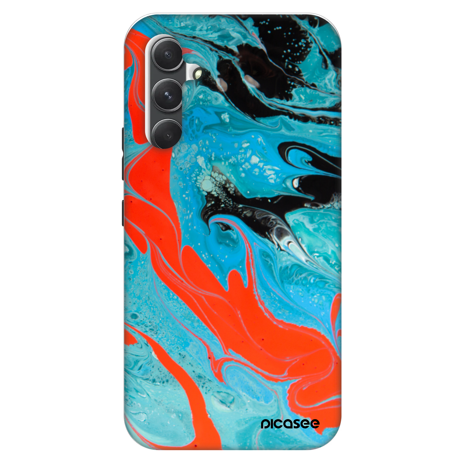 Picasee Fashion Case für Samsung Galaxy A34 5G A346B - Blue Magma