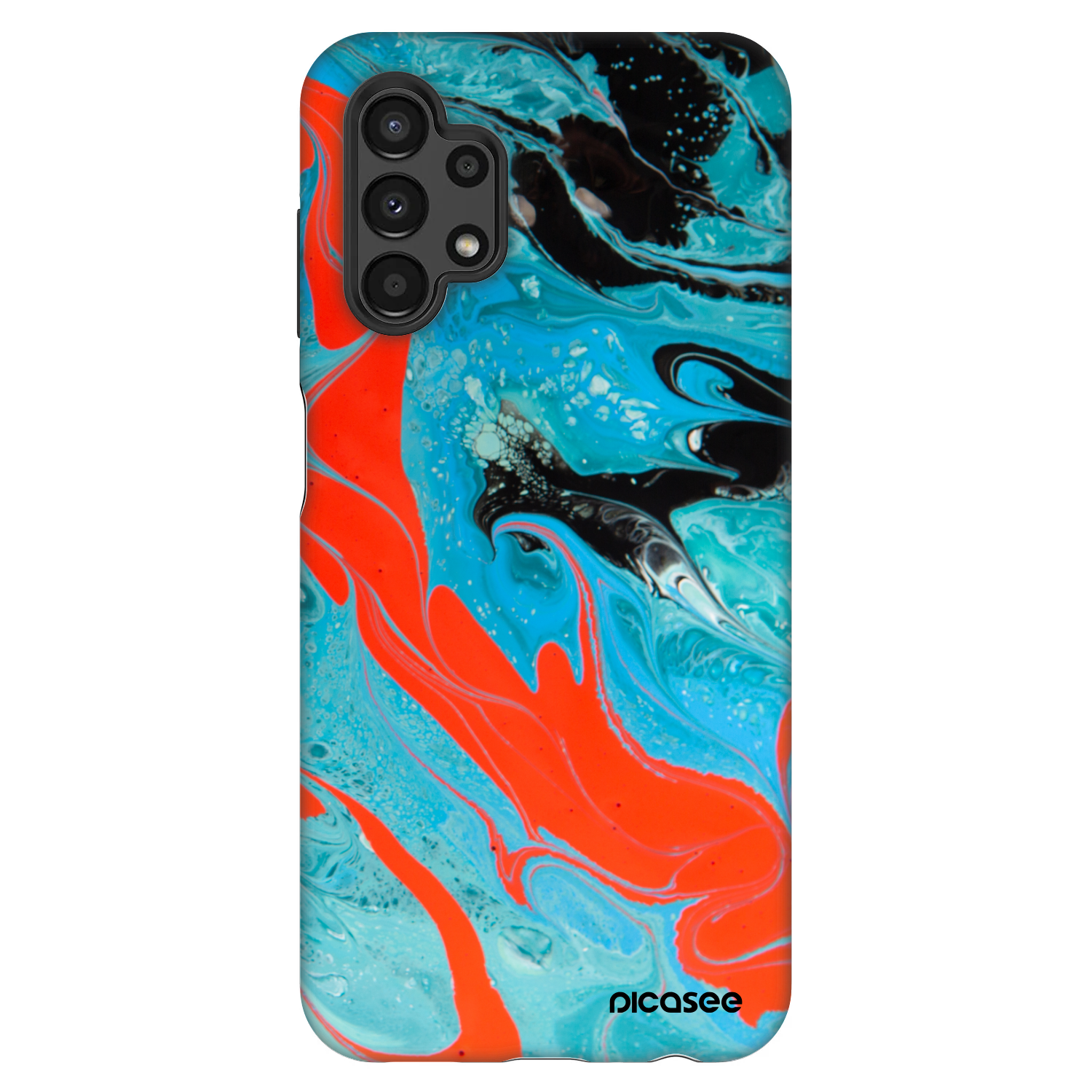 Picasee Fashion Case für Samsung Galaxy A13 4G A135 - Blue Magma