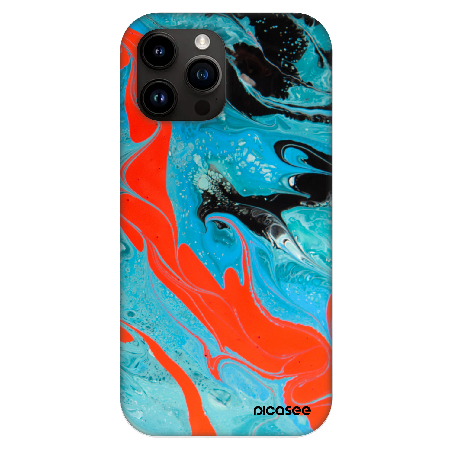 Picasee Fashion Case MagSafe für Apple iPhone 13 Pro Max - Blue Magma