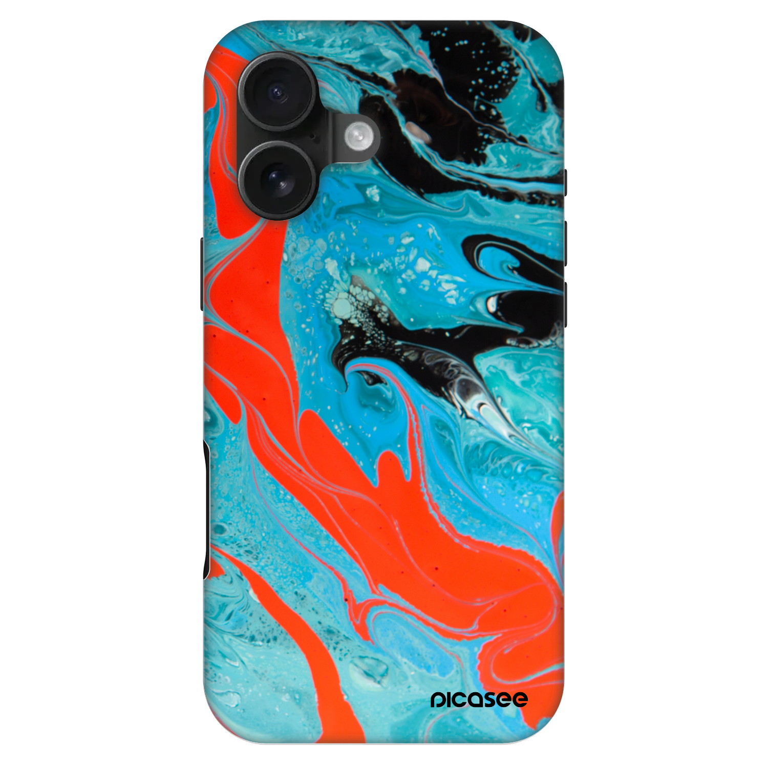 Picasee Fashion Case MagSafe für Apple iPhone 16 - Blue Magma