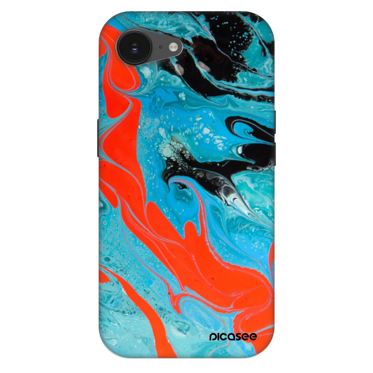 Picasee Fashion Case MagSafe für Apple iPhone 16e - Blue Magma