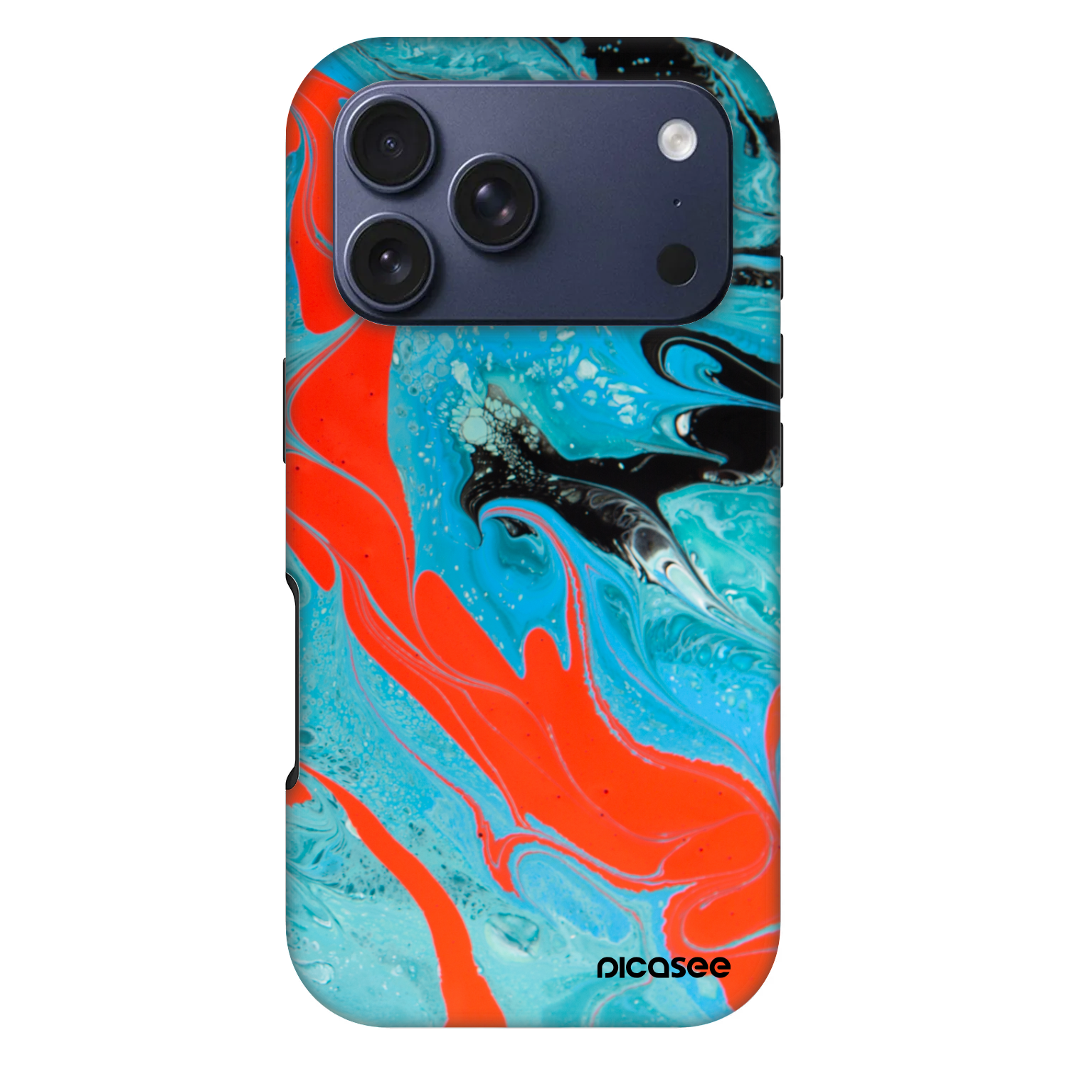 Picasee Fashion Case MagSafe für Apple iPhone 17 Pro - Blue Magma