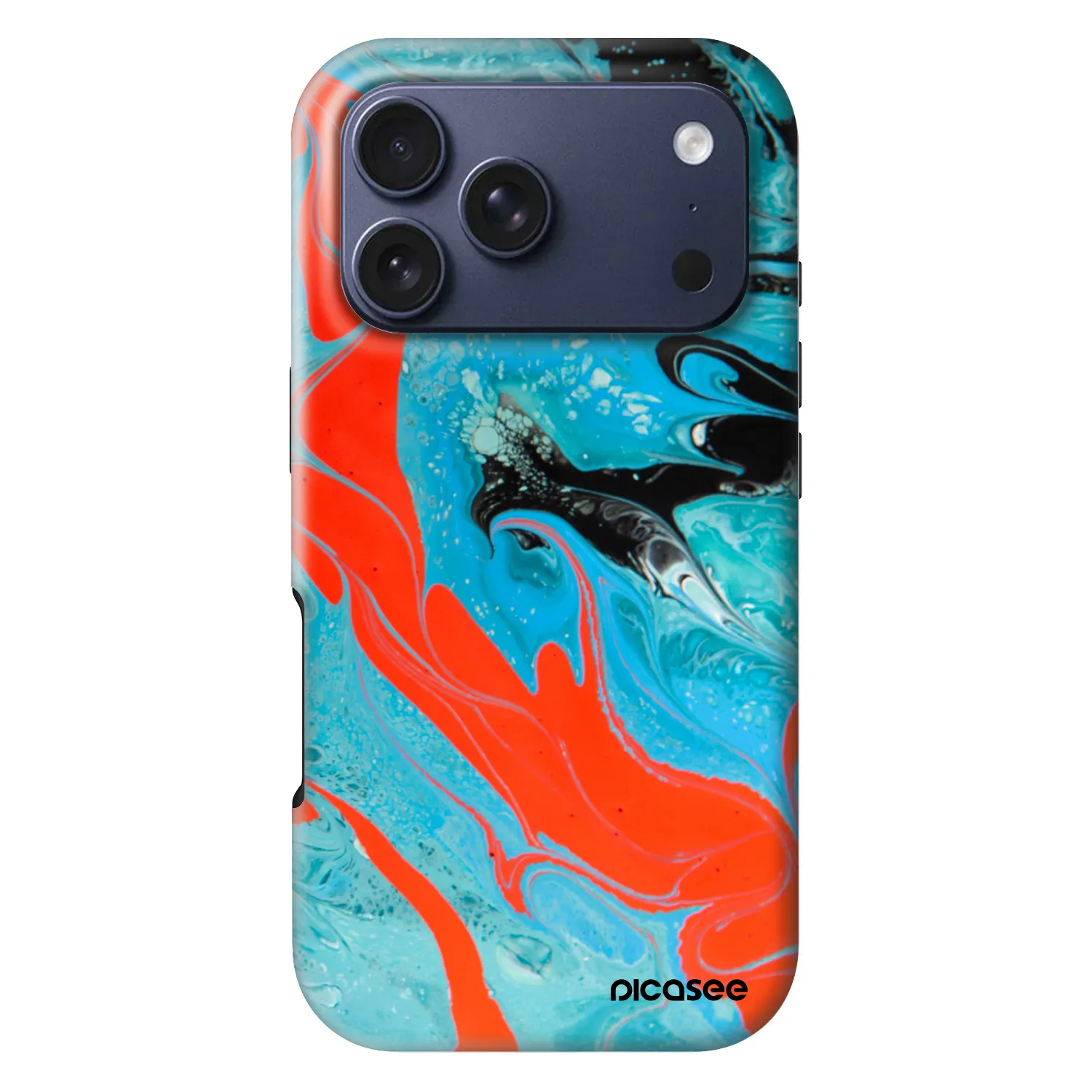 Picasee Fashion Case MagSafe für Apple iPhone 18 Pro - Blue Magma