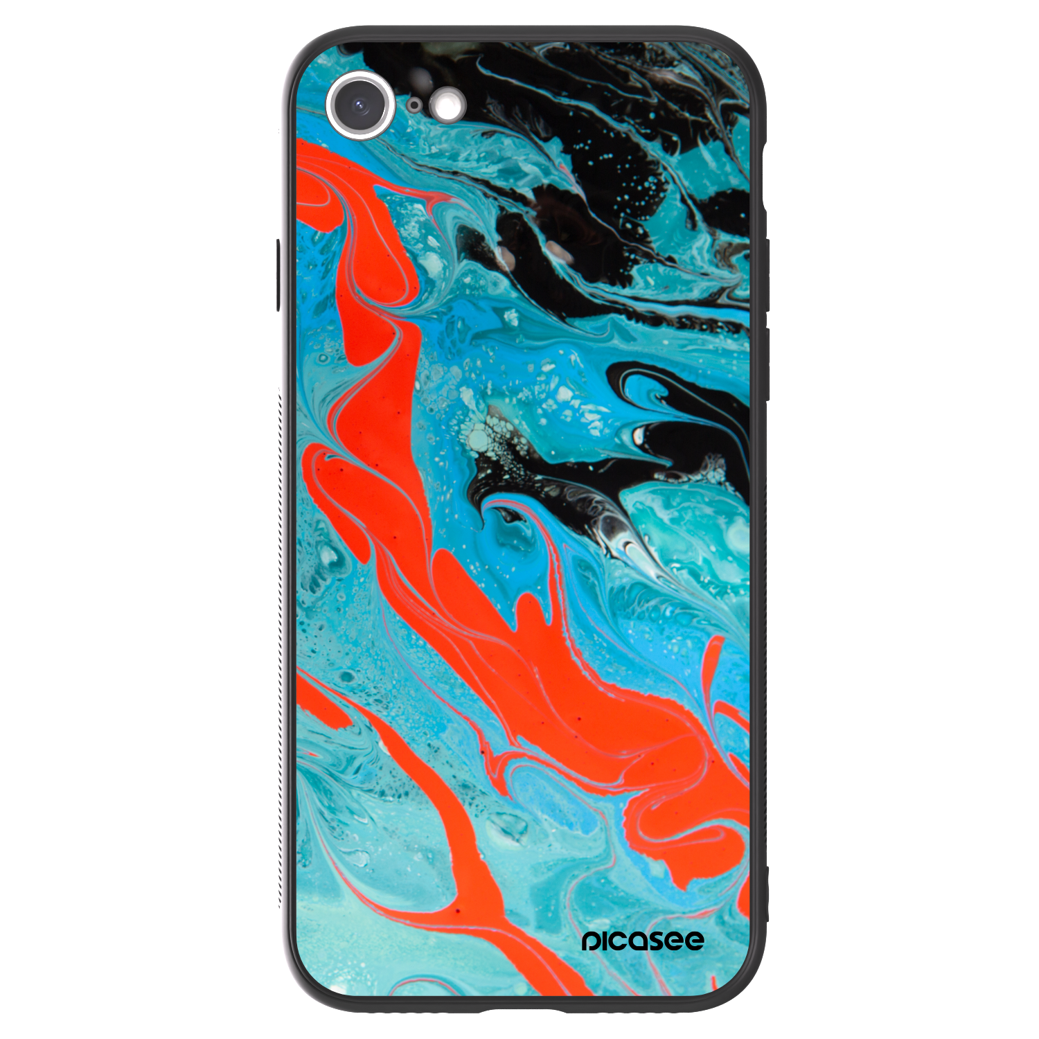 Picasee ULTIMATE CASE für Apple iPhone 7 - Blue Magma