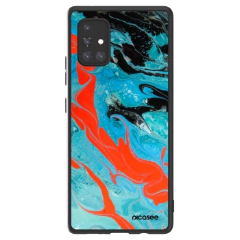 Picasee ULTIMATE CASE für Samsung Galaxy A71 A715F - Blue Magma