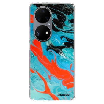Hülle für Huawei P50 - Blue Magma