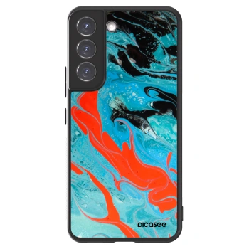 Picasee ULTIMATE CASE für Samsung Galaxy S22 5G - Blue Magma