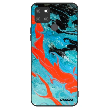 Hülle für Realme C21Y - Blue Magma