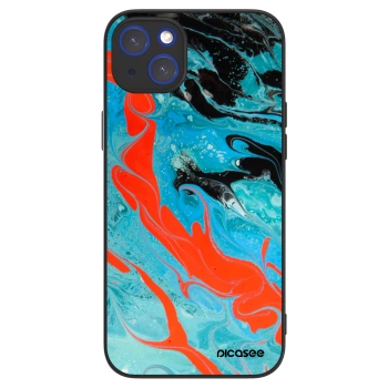 Picasee ULTIMATE CASE MagSafe für Apple iPhone 14 Plus - Blue Magma