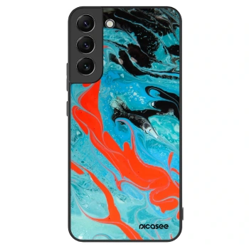 Picasee ULTIMATE CASE PowerShare für Samsung Galaxy S22+ 5G - Blue Magma