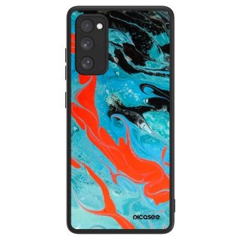Picasee ULTIMATE CASE PowerShare für Samsung Galaxy S20 FE - Blue Magma