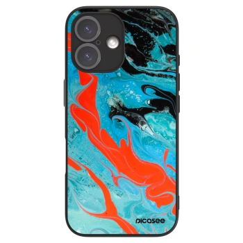 Picasee ULTIMATE CASE für Apple iPhone 16 - Blue Magma