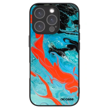 Picasee ULTIMATE CASE MagSafe für Apple iPhone 16 Pro - Blue Magma