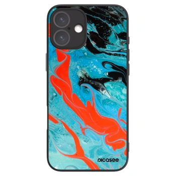 Picasee ULTIMATE CASE für Apple iPhone 16 Plus - Blue Magma