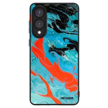 Picasee ULTIMATE CASE PowerShare für Samsung Galaxy S25 Edge 5G - Blue Magma