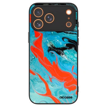 Picasee ULTIMATE CASE für Apple iPhone 17 Pro Max - Blue Magma