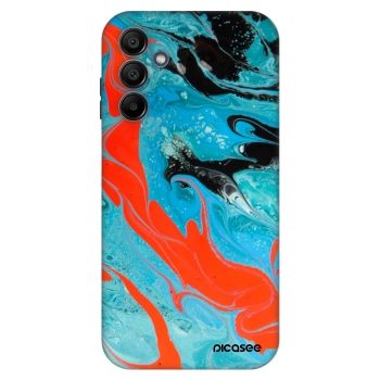 Hülle für Samsung Galaxy A15 A156B 5G - Blue Magma
