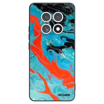 Picasee Xiaomi Redmi Note 15 5G Hülle - Schwarzes Silikon - Blue Magma