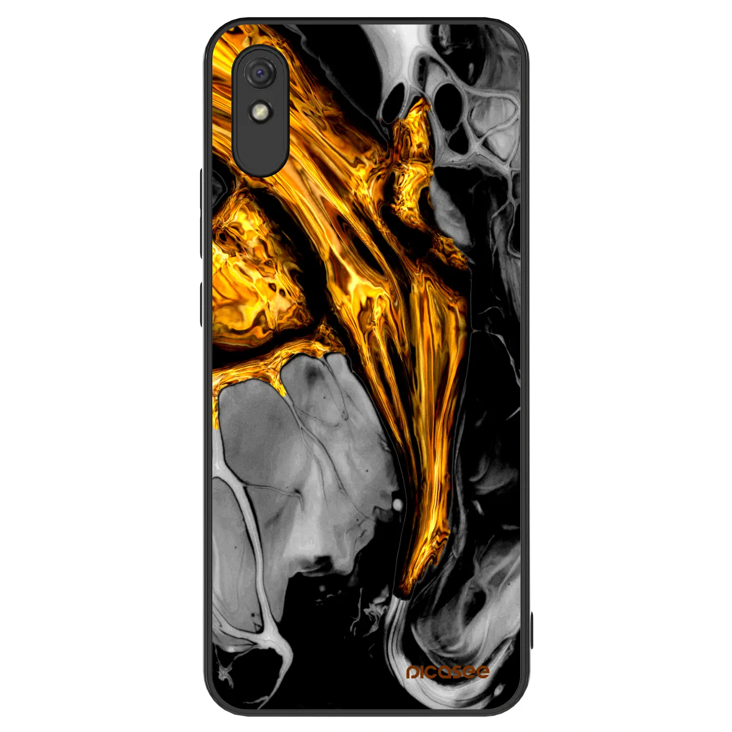Picasee ULTIMATE CASE für Xiaomi Redmi 9A - Black Gold