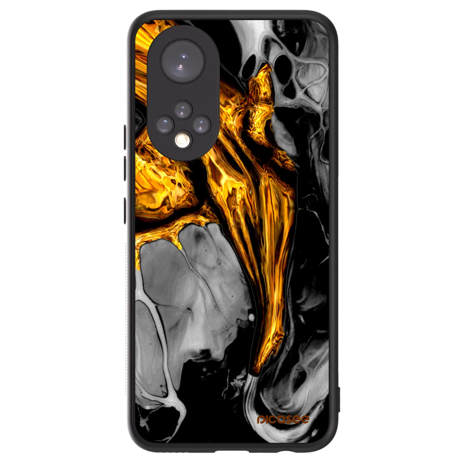 Picasee ULTIMATE CASE für Honor 50 5G - Black Gold