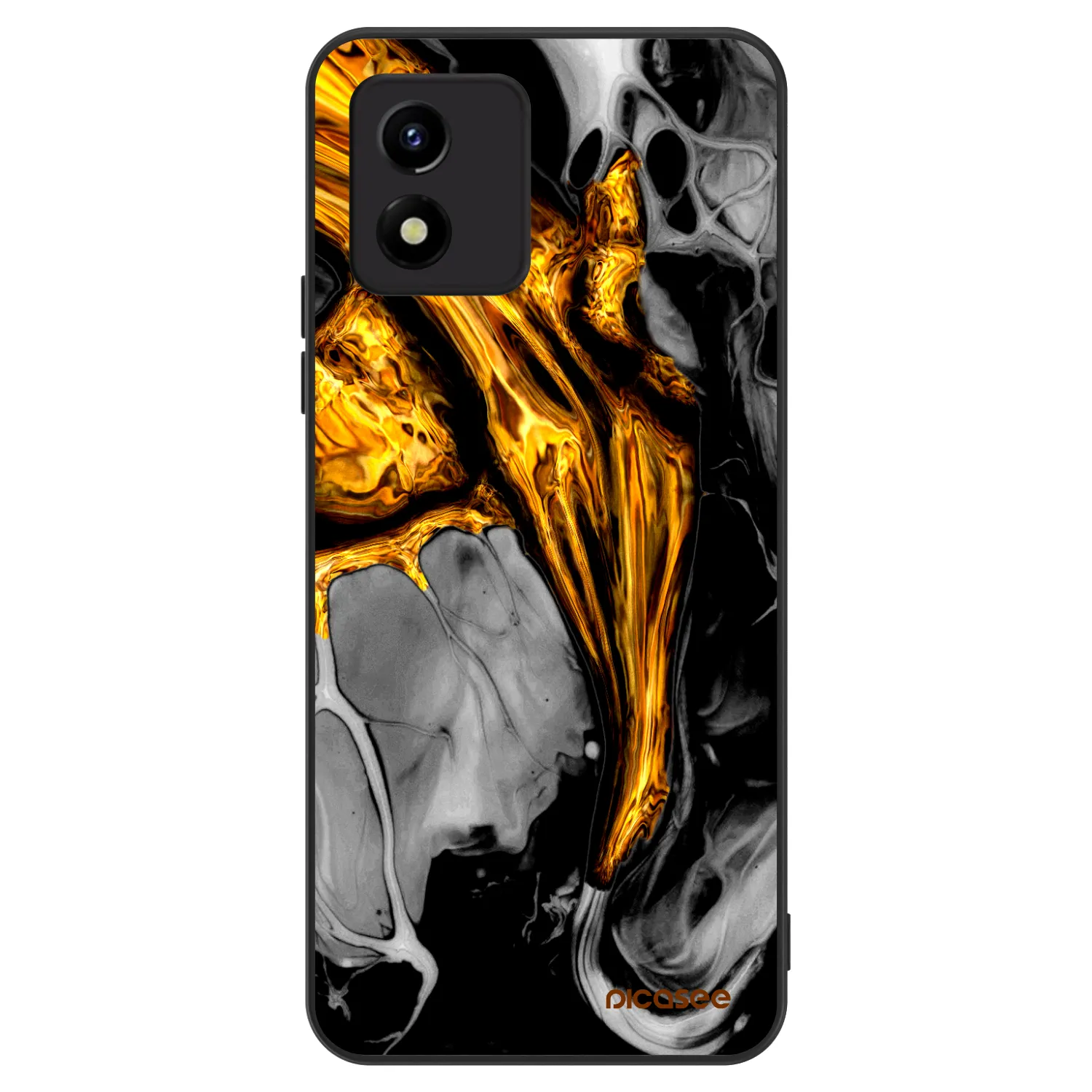 Picasee ULTIMATE CASE für Vivo Y01 - Black Gold